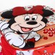 Disney Minnie Mouse Flowered Mochila 3D con Ruedas Pequeña, Rojo
