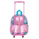 Disney Minnie Mouse Happiness Mochila 3D con Ruedas Pequeña, Azul