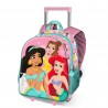 Mochila Disney Princesas Charm 3D com Rodas Pequena