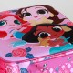 Disney Princesas Flowers Mochila 3D con Ruedas Pequeña, Rosa