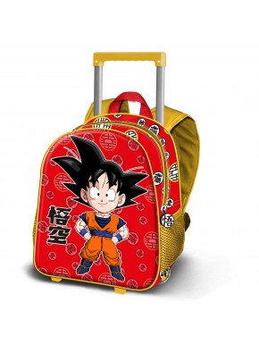 Dragon Ball (Bola de Dragón) Kintoun Mochila con Ruedas Pequeña, Rojo