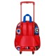 Marvel Capitán América Patriot Mochila 3D con Ruedas Pequeña, Multicolor