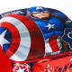 Marvel Capitán América Patriot Mochila 3D con Ruedas Pequeña, Multicolor