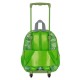 Marvel Hulk Rage Mochila 3D con Ruedas Pequeña, Verde