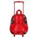 Marvel Los Vengadores Almighty Mochila 3D con Ruedas Pequeña, Rojo