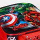 Marvel Los Vengadores Almighty Mochila 3D con Ruedas Pequeña, Rojo