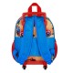Marvel Los Vengadores Attack Mochila 3D con Ruedas Pequeña, Rojo
