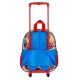 Marvel Los Vengadores Attack Mochila 3D con Ruedas Pequeña, Rojo