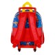 Paw Patrol La Patrulla Canina Cool Mochila 3D con Ruedas Pequeña, Azul