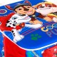 Paw Patrol La Patrulla Canina Cool Mochila 3D con Ruedas Pequeña, Azul