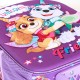 Paw Patrol La Patrulla Canina Magic Mochila 3D con Ruedas Pequeña, Lila