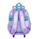 Disney Frozen 2 Spring Mochila 3D con Ruedas Pequeña, Azul