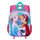 Disney Frozen 2 Family Mochila 3D con Ruedas Pequeña, Azul
