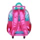 Disney Frozen 2 Family Mochila 3D con Ruedas Pequeña, Azul