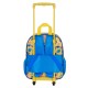 Disney Lilo y Stitch Ocean Mochila 3D con Ruedas Pequeña, Azul