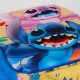 Disney Lilo y Stitch Ocean Mochila 3D con Ruedas Pequeña, Azul