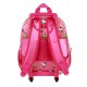 Sanrio Hello Kitty Funny Mochila 3D con Ruedas Pequeña, Rosa