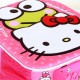 Sanrio Hello Kitty Funny Mochila 3D con Ruedas Pequeña, Rosa
