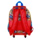 Sonic The Hedgehog - SEGA Unstoppable Mochila 3D con Ruedas Pequeña, Azul