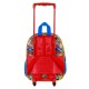 Sonic The Hedgehog - SEGA Unstoppable Mochila 3D con Ruedas Pequeña, Azul