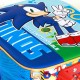 Sonic The Hedgehog - SEGA Unstoppable Mochila 3D con Ruedas Pequeña, Azul