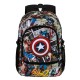 Marvel Capitán América Comic Mochila Fight FAN 2.2, Multicolor