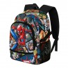 Marvel Spiderman Panels Mochila Fight FAN 2.2, Multicolor