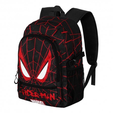 Marvel Spiderman Vision Mochila Fight FAN 2.2, Negro