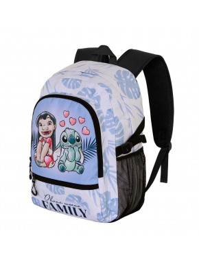 Disney Lilo y Stitch Couple Mochila Fight FAN 2.2, Lila