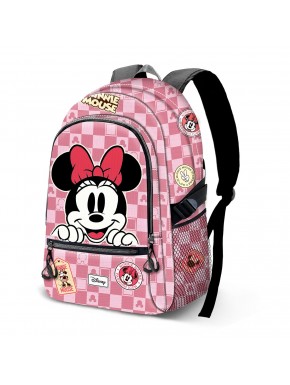 Disney Minnie Mouse Journey Mochila Fight FAN 2.2, Rosa