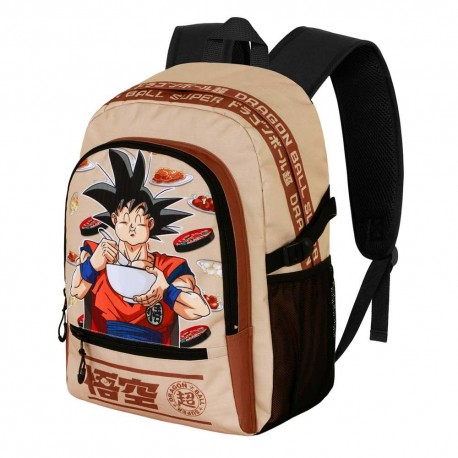 Dragon Ball (Bola de Dragón) Goku Foodie Mochila Fight FAN 2.2, Marrón