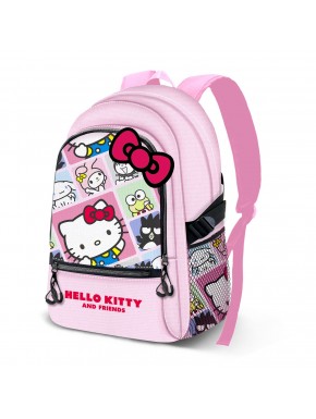 Sanrio Hello Kitty Panels Mochila Fight FAN 2.2, Multicolor