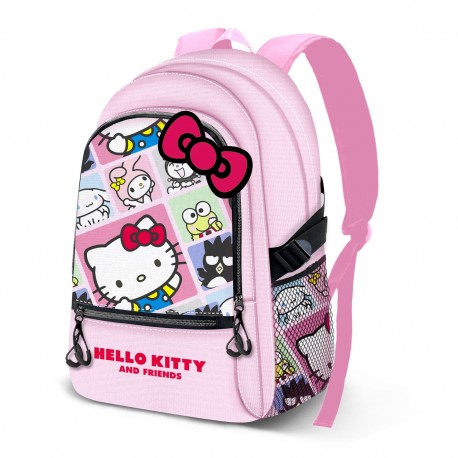 Sanrio Hello Kitty Panels Mochila Fight FAN 2.2, Multicolor