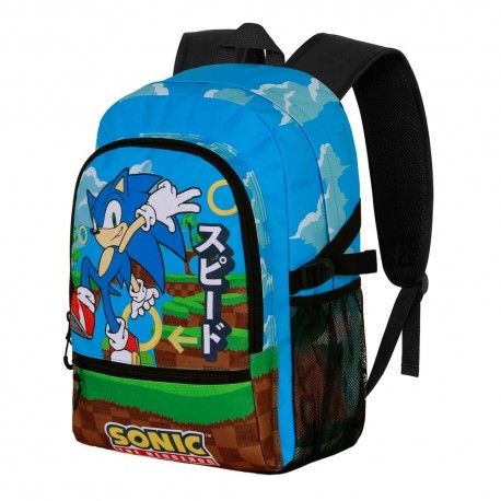 Sonic The Hedgehog - SEGA Greenhill Mochila Fight FAN 2.2, Multicolor