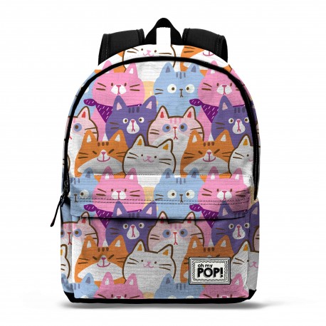 Oh My Pop Kittens Mochila HS FAN 2.2, Multicolor
