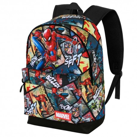 Marvel Spiderman Panels Mochila HS FAN 2.2, Multicolor