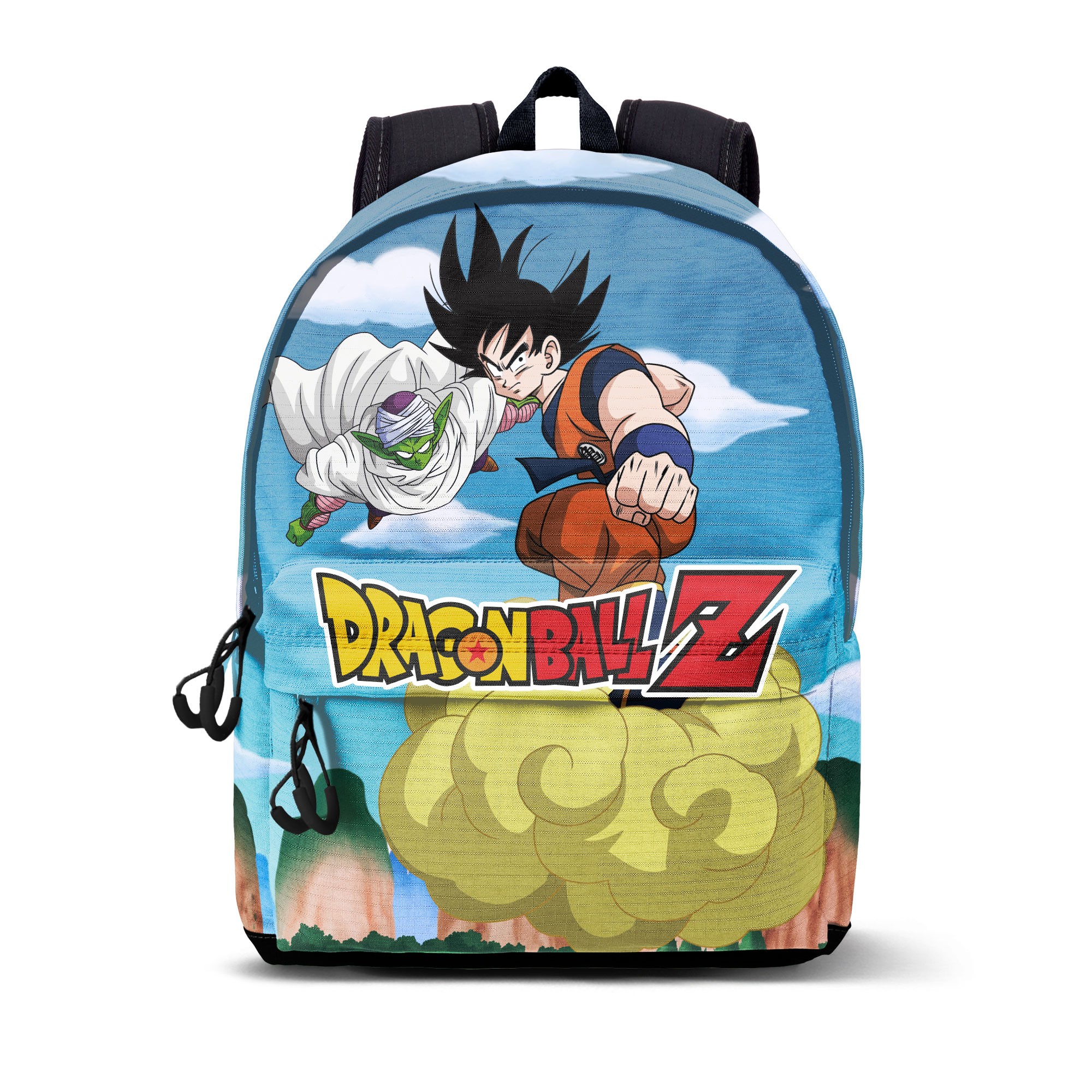 Sac à Dos Dragon Ball Goku Piccolo Bleu Résistant et Pratique