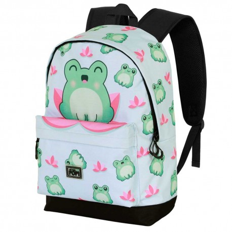 Oh My Pop Froggy Mochila HS FAN 2.2, Turquesa