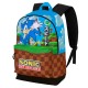 Sonic The Hedgehog - SEGA Greenhill Mochila HS FAN 2.2, Multicolor