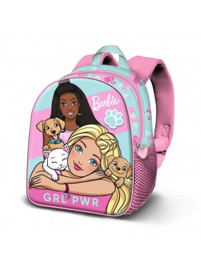 Barbie Pets Mochila Basic, Rosa