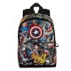 Marvel Capitán América Comic Mochila Pequeña HS FAN, Multicolor