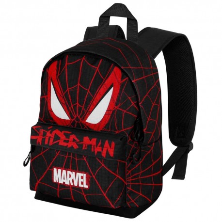 Marvel Spiderman Vision Mochila Pequeña HS FAN, Negro