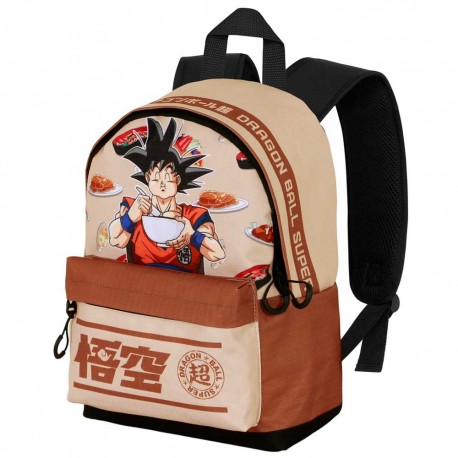 Dragon Ball (Bola de Dragón) Goku Foodie Mochila Pequeña HS FAN, Marrón
