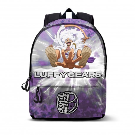 One Piece Luffy Gear 5 Mochila Pequeña HS FAN, Lila