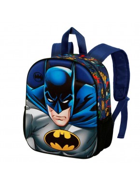 DC Comics Batman Rage Mochila 3D Pequeña, Azul