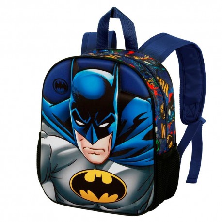 DC Comics Batman Rage Mochila 3D Pequeña, Azul