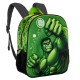 Marvel Hulk Fist Mochila 3D Pequeña, Verde