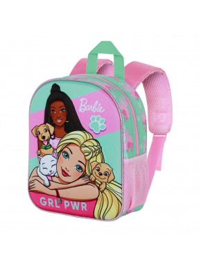 Barbie Pets Mochila 3D Elite, Rosa