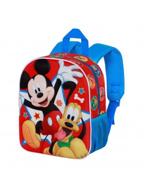 Disney Mickey Mouse Star Mochila 3D Elite, Multicolor