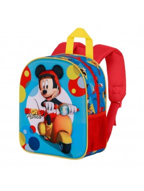 Disney Mickey Mouse Scooter Mochila 3D Elite, Azul